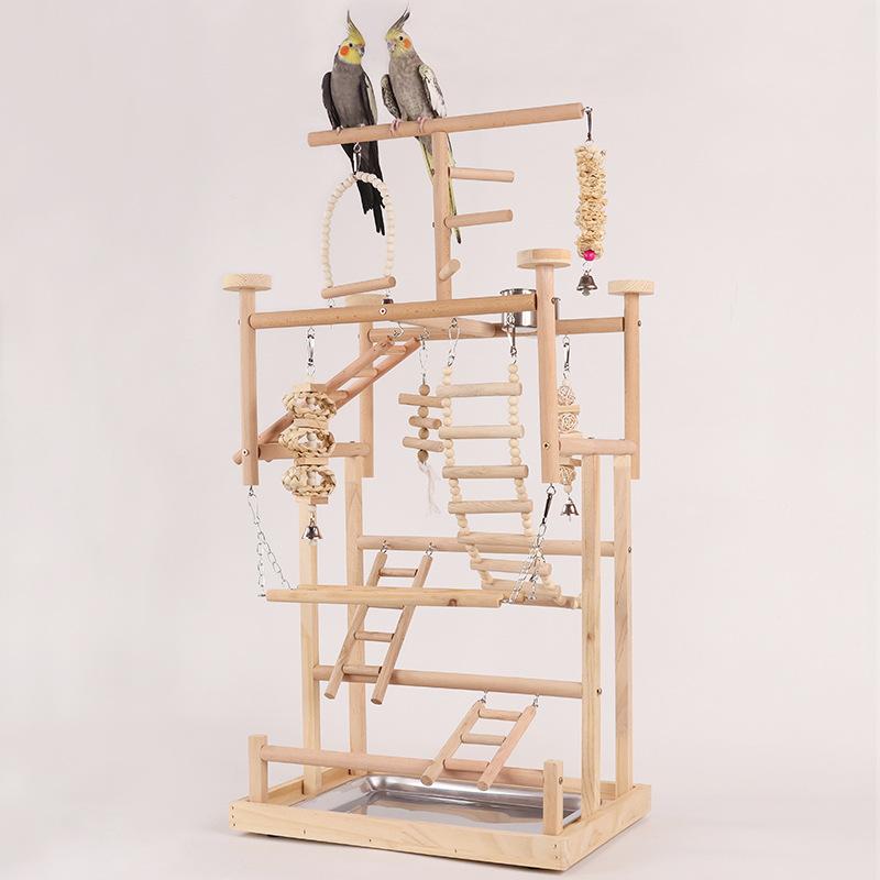 Tree Stand Ladder - Деревянная жердочка-качалка для птиц, подставка для