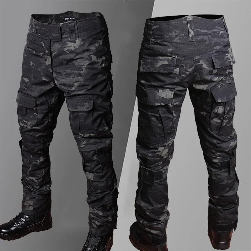 Outdoor Hunting Overalls - Мужские тактические камуфляжные брюки для боя,