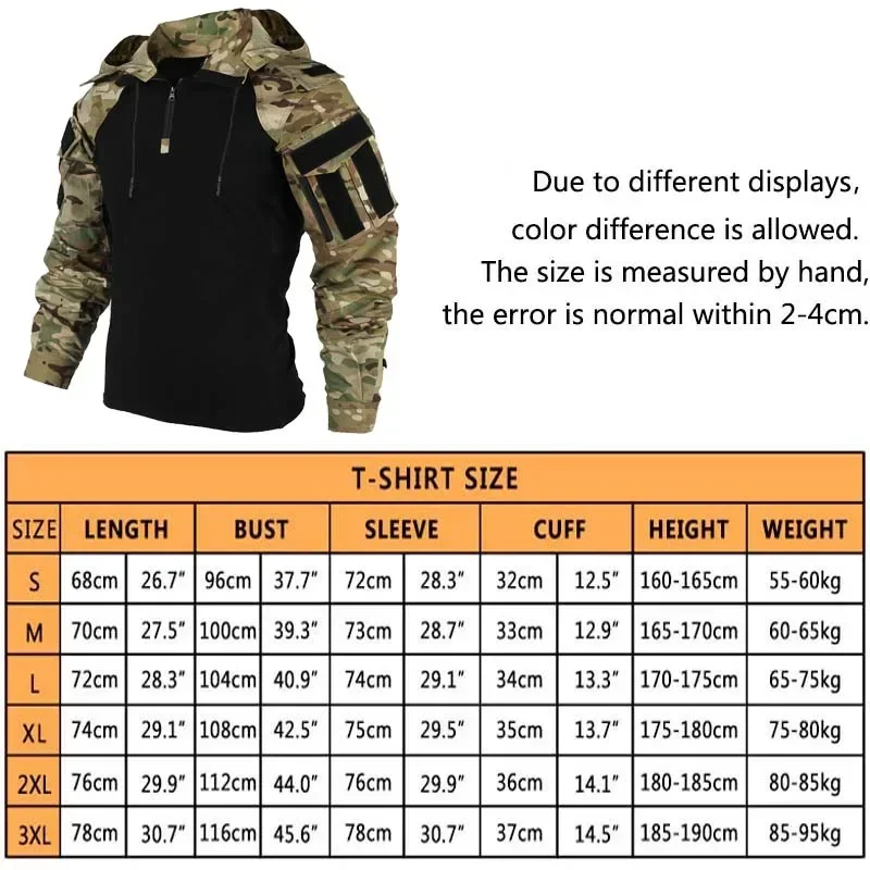 Hunting Outdoor Clothing - Тактические рубашки, камуфляжная боевая футболка с