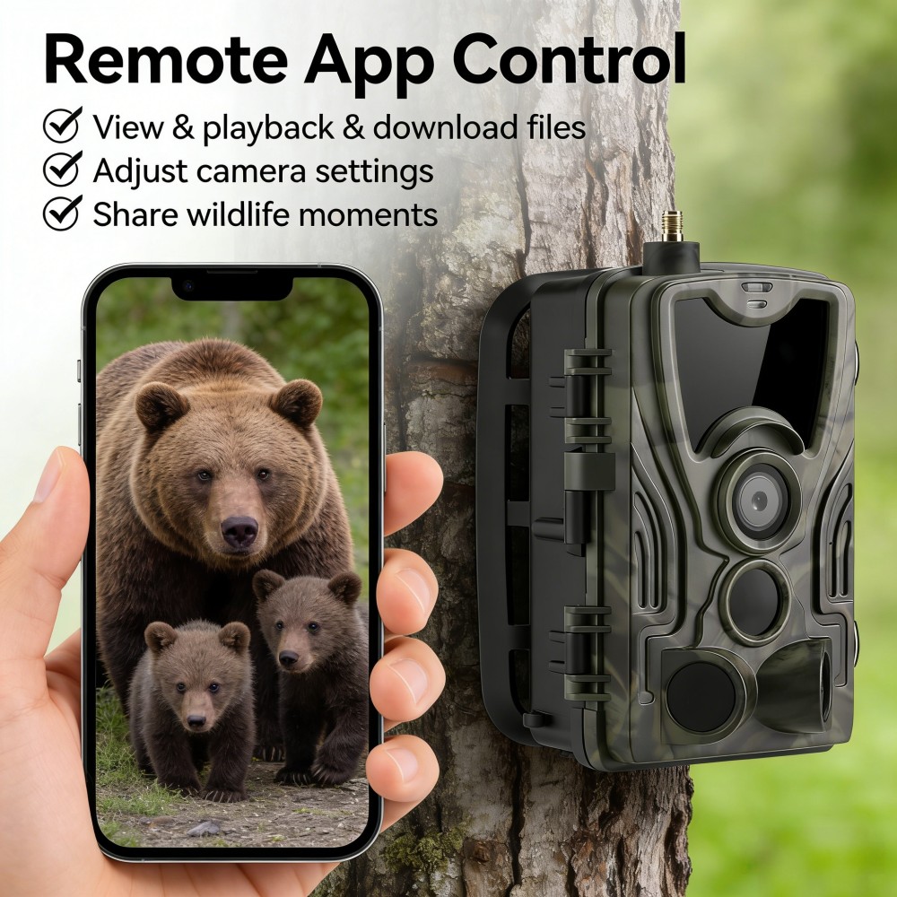 4G 4K 120 МП Камера для охоты  – обзор и цена Outdoor Hunting Video Camera