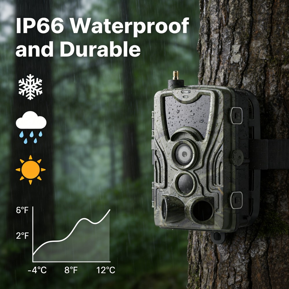 4G 4K 120 МП Камера для охоты  – обзор и цена Outdoor Hunting Video Camera