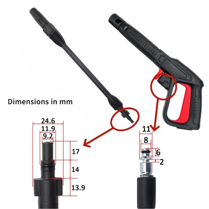 Пистолет-распылитель высокого  – обзор и цена Gun Cleaning Rod