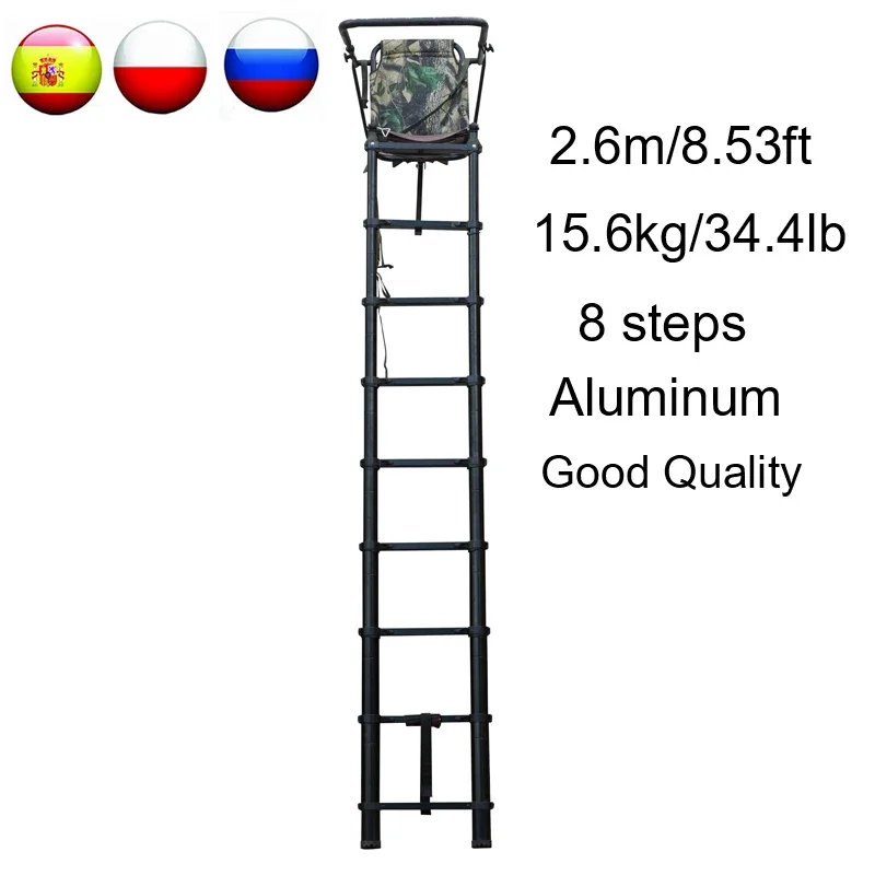 Телескопическая лестница-подст – обзор и цена Tree Stand Ladder