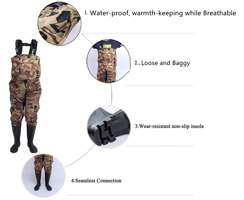 Камуфляжные болотные брюки для – обзор и цена Outdoor Hunting Overalls
